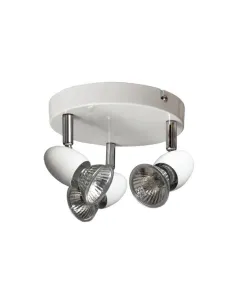 Plafones de techo Foco Sonora Blanco 3xgu10 Bomb Halog Incl 13x17d 029683001 FABRILAMP, Plafones de techo