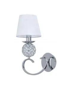 Apliques de pared Honduras 1xe14 Cromo/pa-blanca 35x25x15 097561020 FABRILAMP, Lámparas modernas