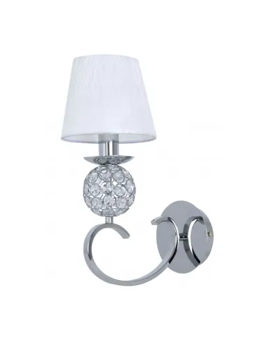 Apliques de pared Honduras 1xe14 Cromo/pa-blanca 35x25x15 097561020 FABRILAMP, Lámparas modernas