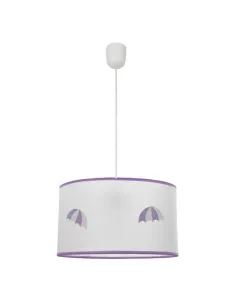 Lámparas de techo Lluvia 1xe27 Lila Regx30d 086693019 FABRILAMP, Lámparas modernas