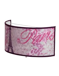 Apliques de pared Eiffel Plata 1xe27 18x30 D 055361010 FABRILAMP, Lámparas modernas
