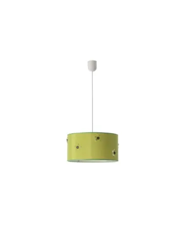 Lámparas de techo colgantes Boton Verde 1xe27 Regx35d 068993506 FABRILAMP, Lamparas infantiles