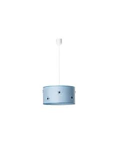 Lámparas de techo colgantes Boton Celeste 1xe27 Regx35d 068993548 FABRILAMP, Lamparas infantiles