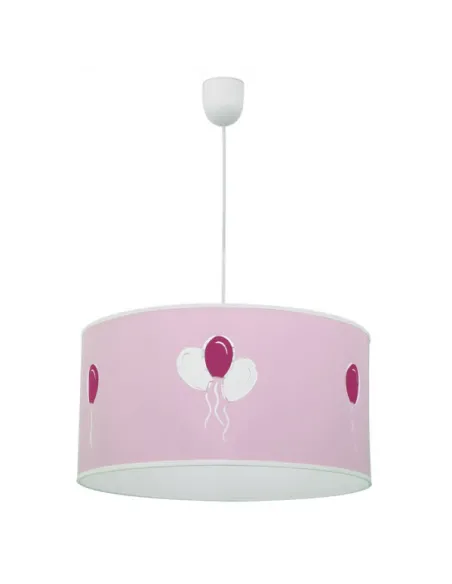 Lámparas de techo colgantes Globitos Rosa 1xe27 (regx35d) 073493500 FABRILAMP, Lamparas infantiles