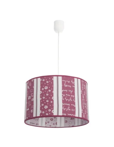 Lámparas de techo Retal Rosa 1xe27 Regx30d 076293000 FABRILAMP, Lamparas infantiles