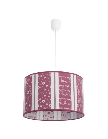 Lámparas de techo Retal Rosa 1xe27 Regx30d 076293000 FABRILAMP, Lamparas infantiles