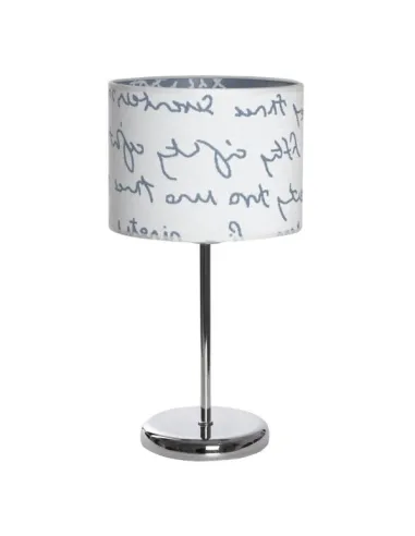 Sobremesa Letters Blanco/azul 1xe14 43x20d 076071023 FABRILAMP, Sobremesas