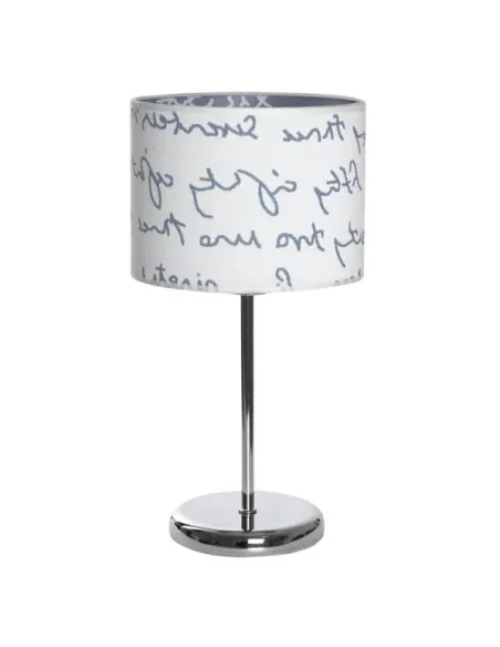 Sobremesa Letters Blanco/azul 1xe14 43x20d 076071023 FABRILAMP, Sobremesas