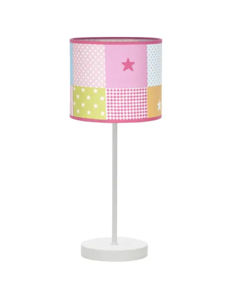 Sobremesa Plus Cuadros De Colores 1xe14 39x17d 077471037 FABRILAMP, Sobremesas