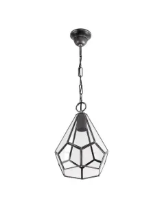 Lámparas de techo Osuna Plata 1xe27 27x20x20 075692010 FABRILAMP, Lámparas rústicas