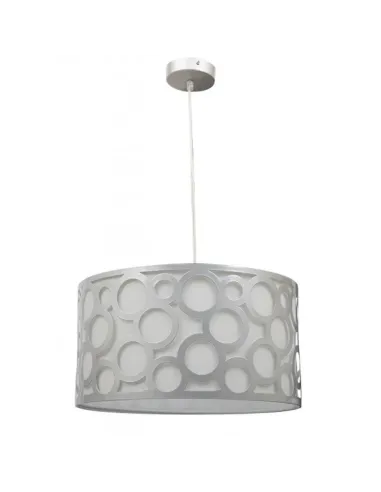 Lámparas de techo Orlando Blanco/plata 1xe27 (regx35d) 028293501 FABRILAMP, Lámparas modernas
