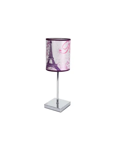 Sobremesa Eiffel Rosa 1xe14 43x16 D 055371000 FABRILAMP, Sobremesas