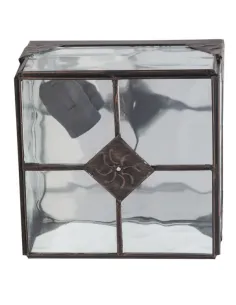Plafones de techo Estepa Cobre 1xe27 20x20x11 075582011 FABRILAMP, Plafones de techo
