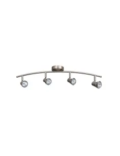 Arco 4l Foco Gu10 50w (18x70) Niquel 6 839/4-NIQUEL FABRILAMP, Plafones de techo