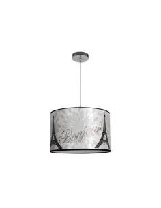 Lámparas de techo Peq Eiffel Plata 1xe27 Regx35 D 055393510 FABRILAMP, Lámparas modernas