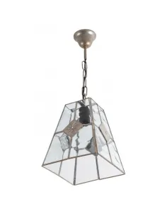 Lámparas de techo colgantes Estepa Oro 1xe27 30x20x20 075592029 FABRILAMP, Lámparas rústicas