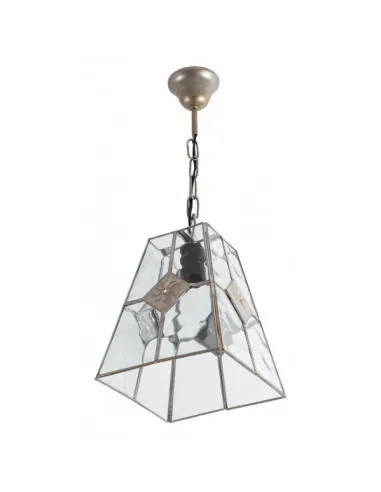 Lámparas de techo colgantes Estepa Oro 1xe27 30x20x20 075592029 FABRILAMP, Lámparas rústicas