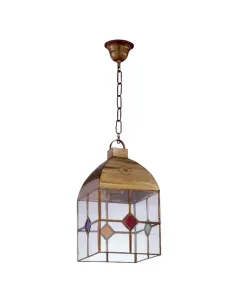 Farol Granadino 4 Caras Grande 1xe27 38x20 1 974/GRANDE FABRILAMP, Lámparas rústicas