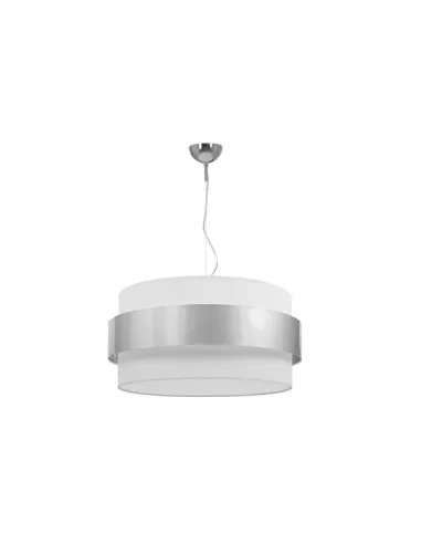 Lámparas de techo colgantes Bremen Cromo/blanco-plata 3xe27 (regx50d) 066495020 FABRILAMP, Lámparas modernas