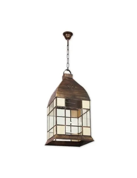Farol Pequeño Mudejar 1lxe27 Beis (42x20x20) 006091815 FABRILAMP, Lámparas rústicas