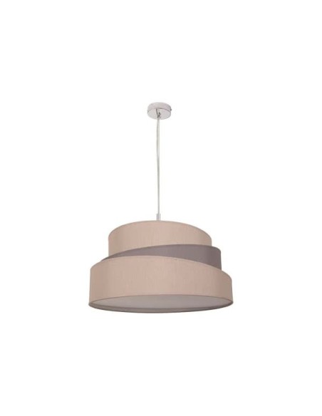 Lámparas de techo colgantes Colonia Cromo/gris-topo 3xe27 (regx40) 023894028 FABRILAMP, Lámparas modernas