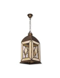 Farol Pequeño Califa 1lxe27 Beis (38x20x20) 005992015 FABRILAMP, Lámparas rústicas