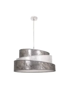 Lámparas de techo colgantes Colonia Cromo/plata-blanco 3xe27 (regx50) 023895010 FABRILAMP, Lámparas modernas