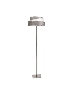 Pies de salón Colonia Cromo/plata-blanco 1xe27 (147x40) 023841010 FABRILAMP, Lámparas modernas