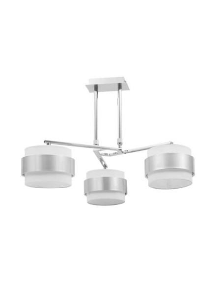 Lampara Bremen Cromo/blanco-plata 3xe14 (regx40) 066453020 FABRILAMP, Lámparas modernas