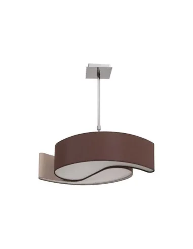 Lampara Grand Ying-yang Marron/topo 2xe14 (regx76) 035897602 FABRILAMP, Lámparas modernas
