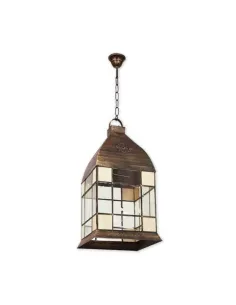 Farol Grande Mudejar 3xe27 Beis (67x32x32) 006093215 FABRILAMP, Lámparas rústicas