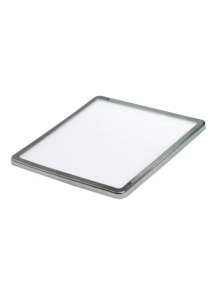 Downlight 15w 5500k Cromo Providencia 1280lm 17.5x17.5 Ajustable Al Hueco De Empotrar 100681520 fabrilamp, Paneles LED