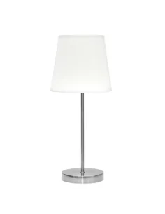Sobre Mesa Maldivas 1xe14 Niquel/blanco 20d 110671003 fabrilamp, Sobremesas
