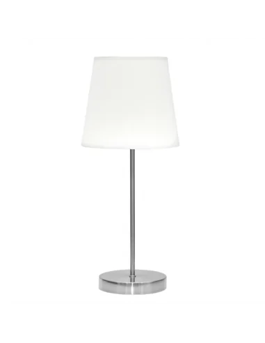 Sobre Mesa Maldivas 1xe14 Niquel/blanco 20d 110671003 fabrilamp, Sobremesas