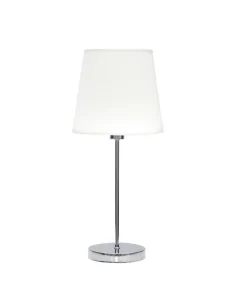 Sobre Mesa Maldivas 1xe14 Cromo/blanca 20d 110671020 fabrilamp, Sobremesas
