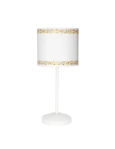 Sobremesa Cenefa Blanco/naranja 1xe14 107371004 fabrilamp, Sobremesas