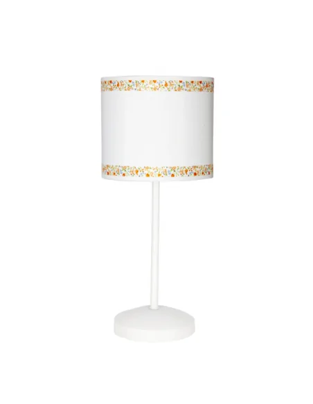 Sobremesa Cenefa Blanco/naranja 1xe14 107371004 fabrilamp, Sobremesas