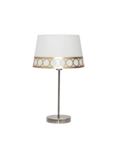 Sobremesa Dalia 1xe14 Blanco/oro 114871029 fabrilamp, Sobremesas