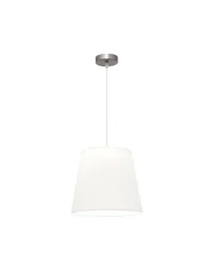 Colgante Maldivas 1xe27 Niquel/blanco Reg.35d 110693503 fabrilamp, Lámparas modernas