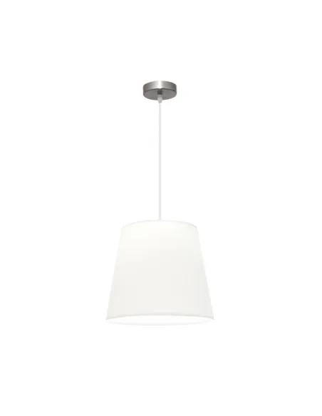 Colgante Maldivas 1xe27 Niquel/blanco Reg.35d 110693503 fabrilamp, Lámparas modernas