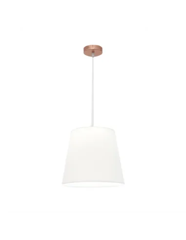 Colgante Maldivas 1xe27 Oro Rosa/blanco Reg.35d 110693511 fabrilamp, Lámparas modernas