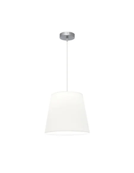 Colgante Maldivas 1xe27 Cromo/blanco Reg.35d 110693520 fabrilamp, Lámparas modernas