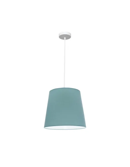 Colgante Maldivas 1xe27 Blanco/turquesa Reg.35d 110693548 fabrilamp, Lámparas modernas