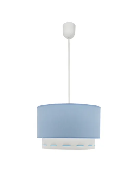 Colgante Trazos 1xe27 Celeste 30d 111293008 fabrilamp, Lamparas infantiles