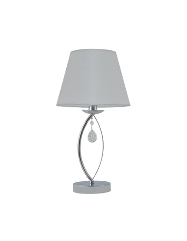 Sobremesa Monterrey 1xe14 Cromo Pantalla Blanca 121671020 fabrilamp, Sobremesas