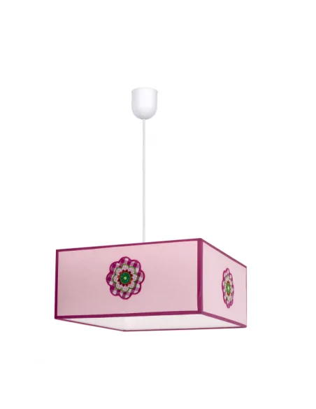 Colgante Petalo 1xe27 Rosa Regx35x35 117293500 fabrilamp, Lamparas infantiles