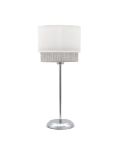 Sobre Mesa Kenya 1xe14 Blanco/gris 18d 111071001 fabrilamp, Sobremesas