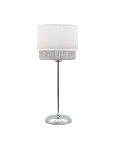 Sobre Mesa Kenya 1xe14 Blanco/gris 18d 111071001 fabrilamp, Sobremesas