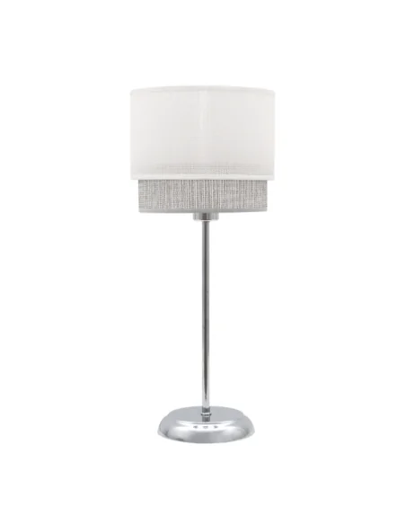 Sobre Mesa Kenya 1xe14 Blanco/gris 18d 111071001 fabrilamp, Sobremesas