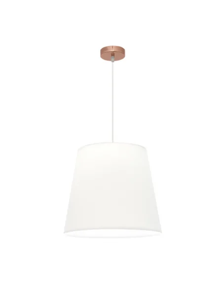 Colgante Maldivas 1xe27 Oro Rosa/blanco Reg.40d 110694011 fabrilamp, Lámparas modernas